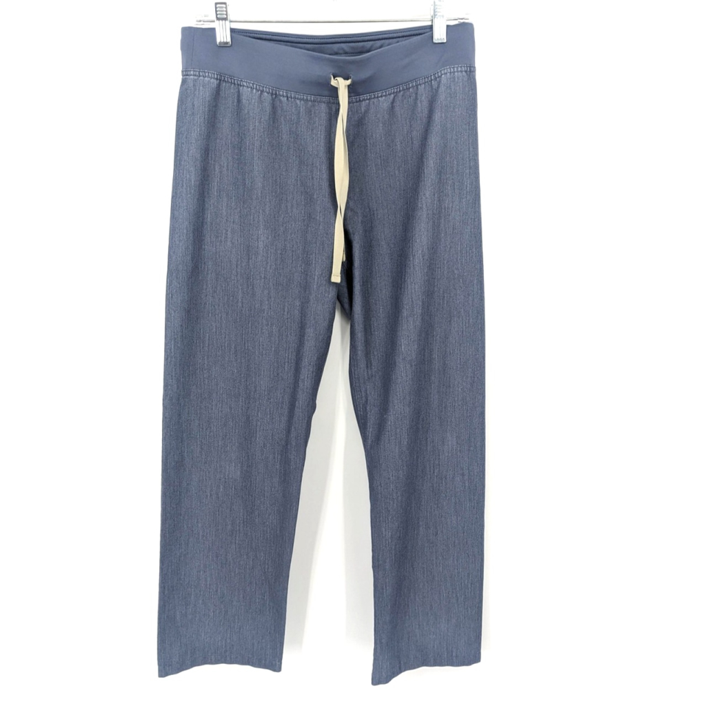 Figs Technical Collection Pants Womens Small Blue Drawstring Scrub Nurse Medical